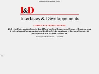 INTERFACES & DEVELOPPEMENTS I&D SEARCH